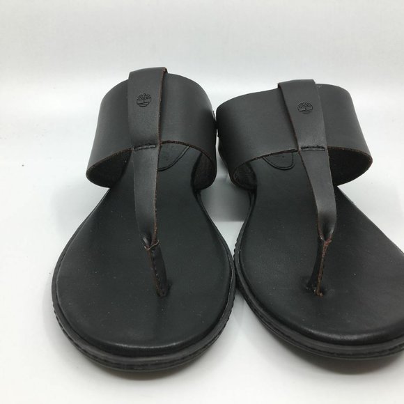 Timberland Shoes Timberland Womens Cherrybrook Black Thong Sandals